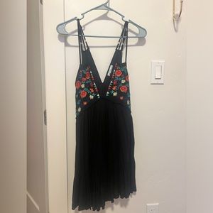 Body Glove black and floral dress